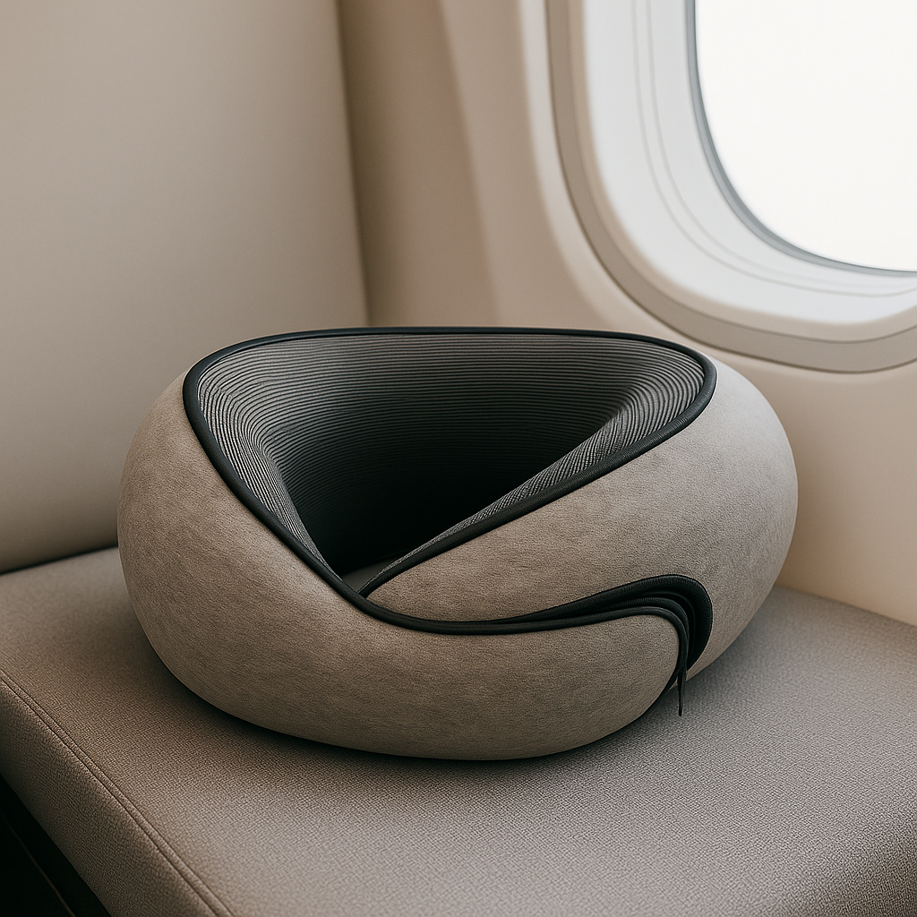 Almohada ergonómica de viaje
