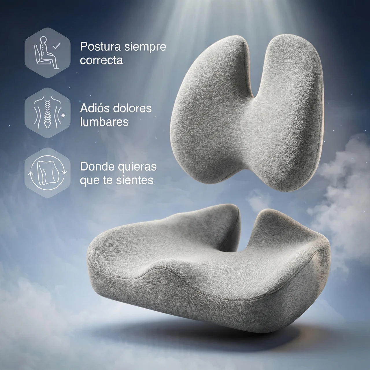 OrthoSupport - Cojín ergonómico para silla
